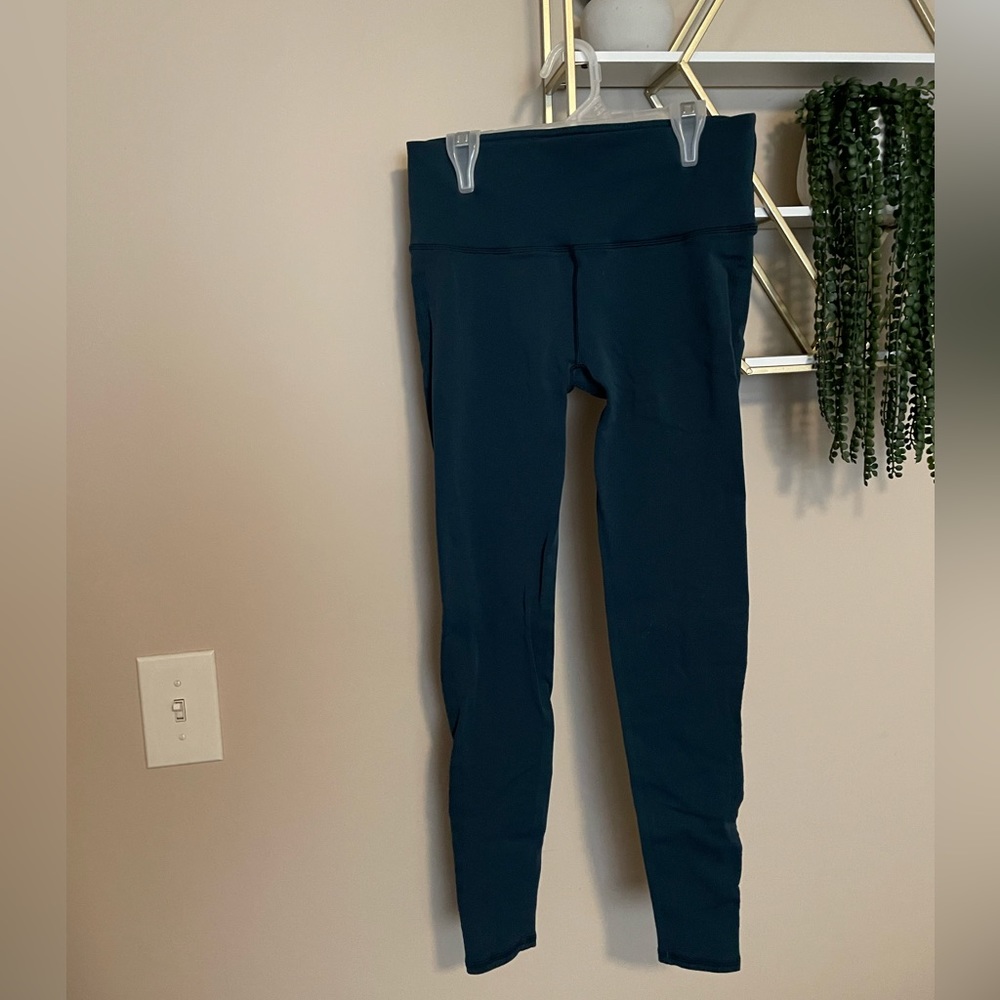 Dark green/teal Lululemon leggings